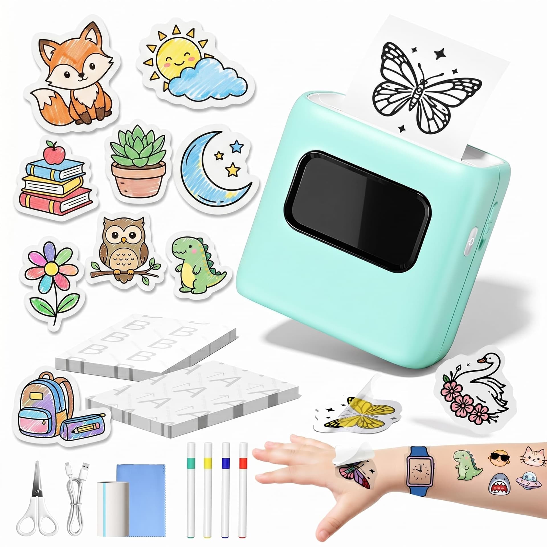 TK20 Temporary Tattoo Maker for Kids, Birthday Gift & Toys for Kid