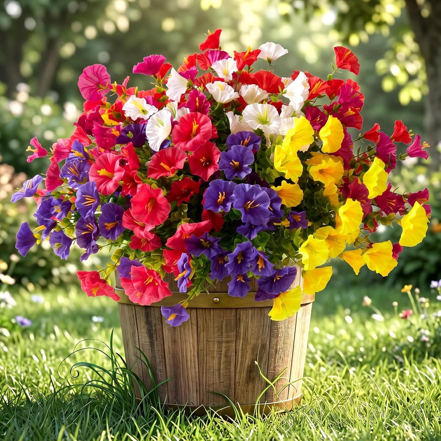 BAKKIET Artificial Flowers for Outdoors
