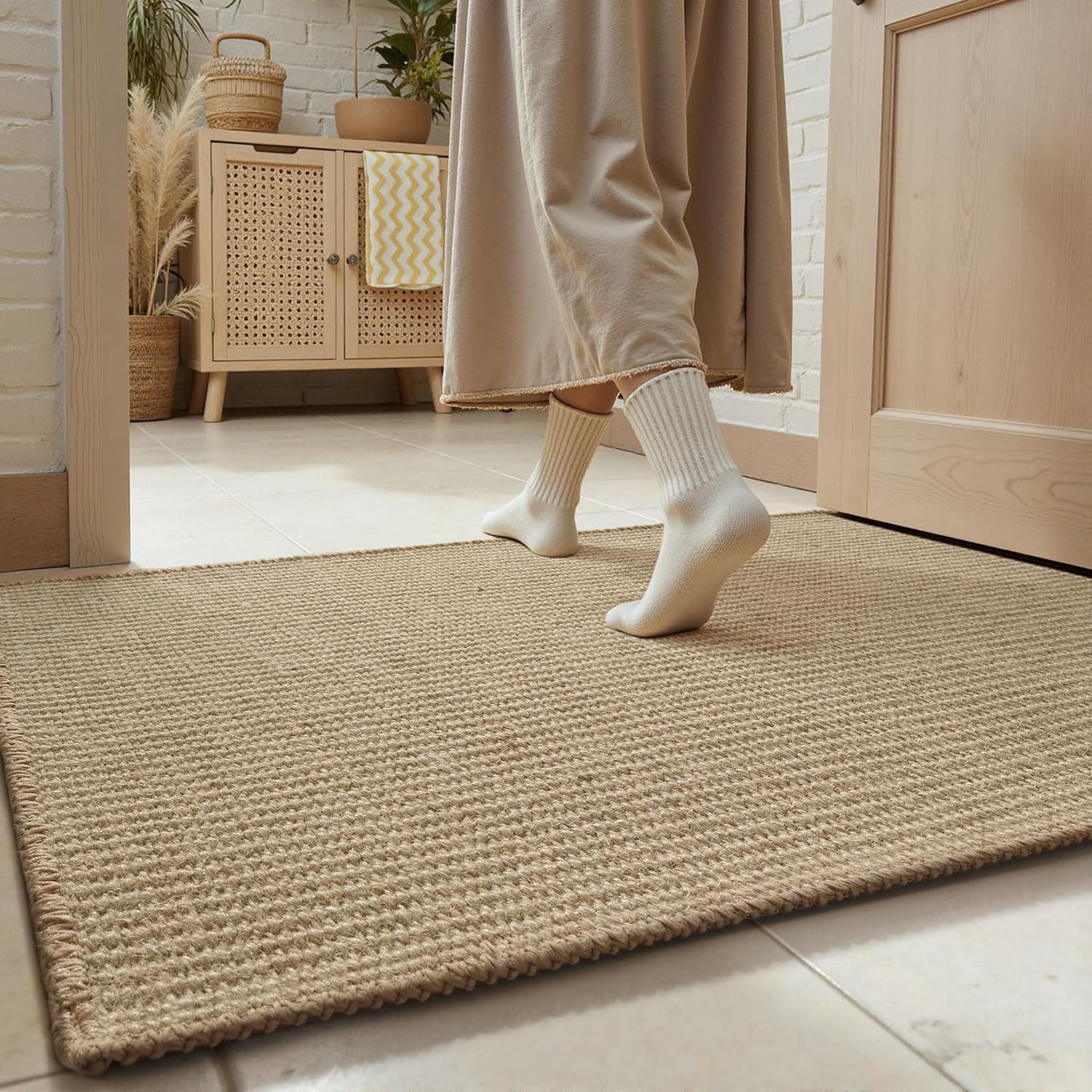 ENGIW Jute Front Door Mat