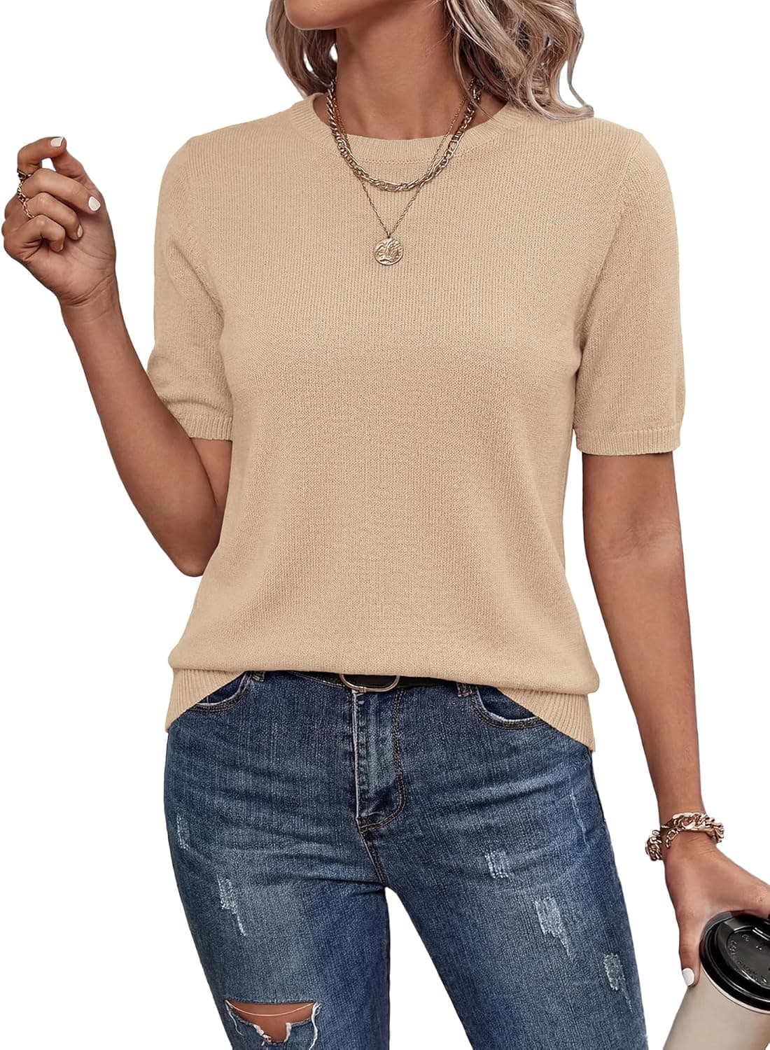 BTFBM Short Sleeve Sweater