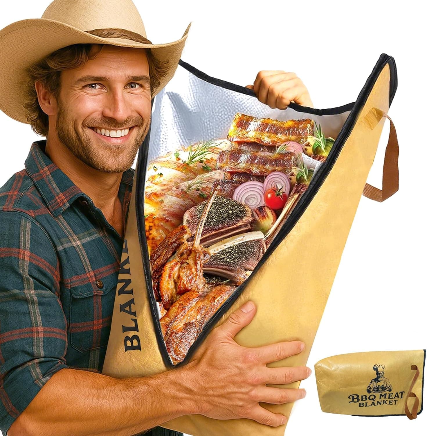 AIDWELL BBQ Blanket for Resting Meat
