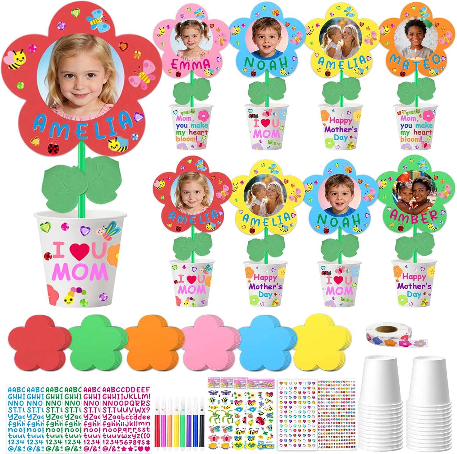 HEJVULKAN 24 Packs Mother'S Day Craft Kit